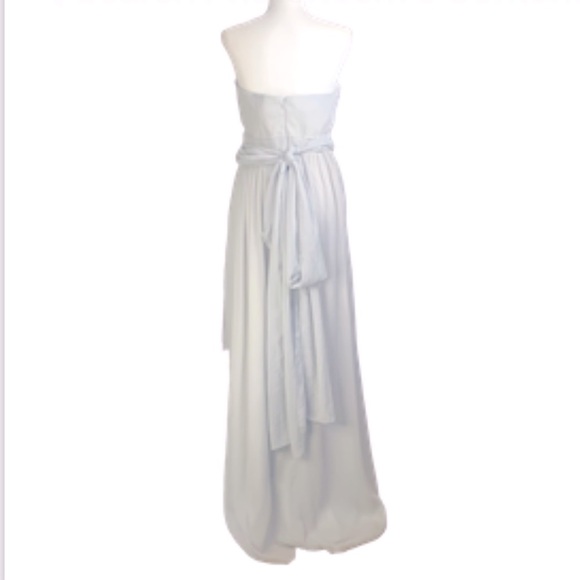 Birdy Grey Gown Large Convertible Dress Grace Formal Party Feminine Tiny Flaw - Picture 3 of 12